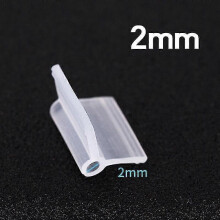 (2mm) Grampo de Enxertia para Plantas, Transparente, 100 Peças, 2-5mm, Suporte para Tomate e Horticultura