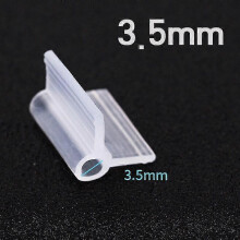 (3.5mm) Grampo de Enxertia para Plantas, Transparente, 100 Peças, 2-5mm, Suporte para Tomate e Horticultura