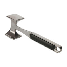 (A) Doppelseitiger Fleischhammer aus Aluminiumlegierung, zweiseitig zum Zartmachen und Abflachen von Fleisch für Steak, Rind und Fisch