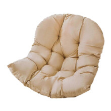 (Khaki) Almofada para Cadeira de Balanço Suspensa, Poliéster, 120cm x 80cm, Uso Interior e Exterior