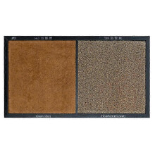 (Brown) Disinfectant Floor Mat for Shoes, Entrance Door Pad, Sanitising Mat, Non-Slip Absorbent, Indoor Outdoor Use