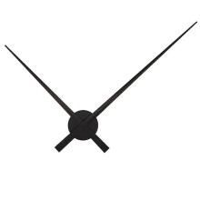 (Black, 31 cm) Relógio de Parede Analógico Quartzo Silencioso, Design Aberto com Ponteiros, para Casa Escritório Sala de Aula Quarto Banheiro