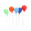 8 Ballons 1:12 Harz Garten Deko 9