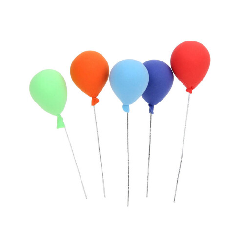 1:12 Ballon Deko 8er Harz Set 2