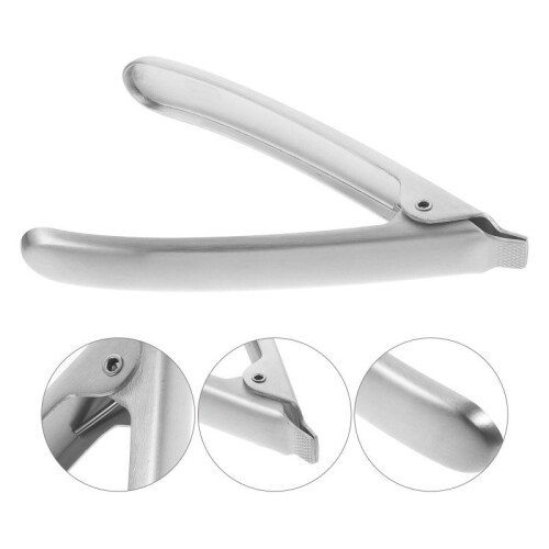 Stainless Steel Oyster Shucker Knife, Rust Resistant Shellfish Opener, Silver 2
