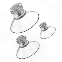 (53MM) Paquete de 10 ventosas de alta resistencia con ganchos de varilla roscada M4, de PVC, para superficies lisas de vidrio, azulejos y cocinas.
