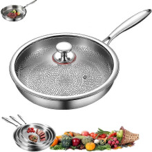 (without pot cover, 26cm) Panela de Cozinha Antiaderente 2025 Ultraresistente Anti-riscos para Preparo de Alimentos