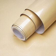 (Shiny Champagne, 80cmx500cm) Selbstklebende Marmortapete, 80 cm breit, wasserfeste Vinyl-Kontaktfolie für Küche und Wohnbereich