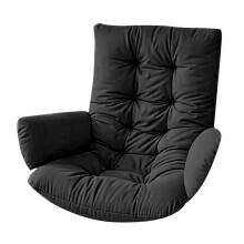 (Black, 120 cm) Almofada para Cadeira Ovo à Prova de Água, Poliéster Espesso, Compatível com Cadeiras Suspensas e Balanço