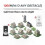 Wireless Intercom System for Home, 2 Pack Bidirectional Voice Communication with Long Range and Portable Design 2
