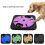 Tabuleiro de arranhar para cães para unhas com compartimentos para snacks, azul, resistente e prático 2