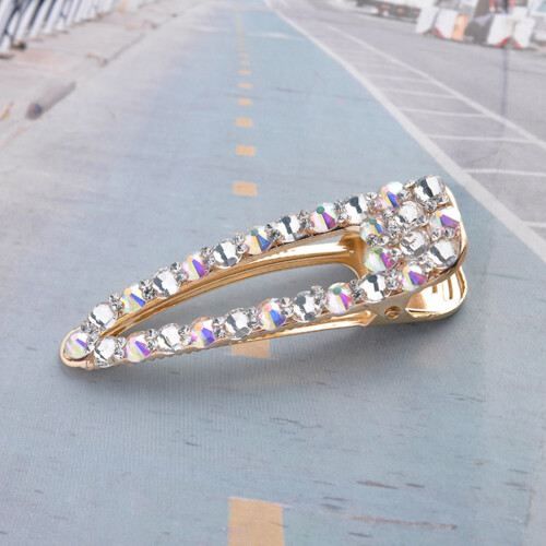 Eleganter Seitenclip mit Strass Damen