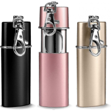 3 X Cigarette Pocket Ashtrays, Odor-proof Pocket Ashtrays Travel Ashtray - Ashtray For On The Go - Ashtray To Go (black + Pink + Champ