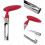 Stainless Steel Fruit Corer, Ergonomic Handle, Silver/Red, Kitchen Tool by Cozevdnt 3