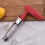 Stainless Steel Fruit Corer, Ergonomic Handle, Silver/Red, Kitchen Tool by Cozevdnt 4