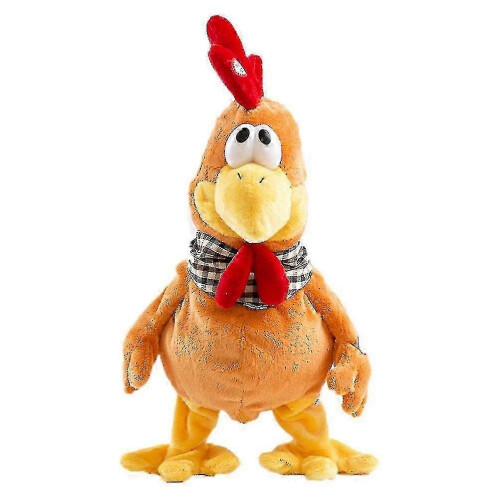 Galinha de Peluche Interativa Eletrónica de 12 Polegadas com Movimento de Bater Asas, Cantar e Fazer Sons 2