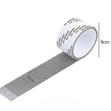 (black, 1pcs) Taśma naprawcza do okien z włókna szklanego, samoprzylepna, łatka z siatki 5 cm x 2 m