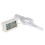 (White with Probe) Termometro igrometro per rettili con sonda e display LCD per terrari e acquari. 1