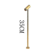 (Gold 35CM, 6000K) Dimmable LED Spotlight for Jewellery Display Rotatable Post Lamp 35cm Desktop Light 220V Brushed Nickel
