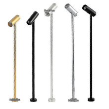 (Silver 35CM, 4000K) Spotlight LED Dimmável Giratório para Exposição de Joias 35cm Luz de Mesa 220V Níquel Escovado