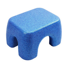 (Blue) Kids Stool Foam Rounded Edges Lightweight Step Stool for Children EPP Material