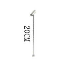 (Silver 20CM, 6000K) Dimmable LED Spotlight for Jewellery Display Rotatable Post Lamp 35cm Desktop Light 220V Brushed Nickel