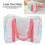 Transparente Handtasche L, PVC, griffig 15