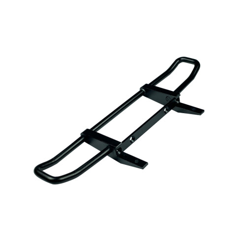 (Black) Front Bumper Metal Modified Compatible For Unimog P06 Model Remote Control Car 1