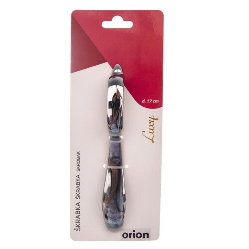 Vegetable and Fruit Peeler Chrome-Plated Metal 17x2.5x2cm Silver Multipurpose Kitchen Tool 1