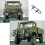 (Black) Front Bumper Metal Modified Compatible For Unimog P06 Model Remote Control Car 11