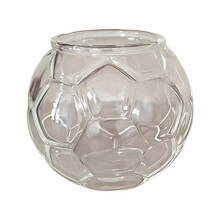 (color, 1pcs) Fußballförmiges Weinglas-Set, 8 cm Durchmesser, Trinkgefäße im Fußball-Design für Public Viewings und Grillpartys