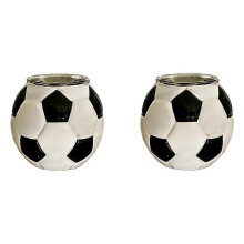 (color, 2pcs) Jalkapallon muotoinen lasiviinilasisetti, halkaisija 8 cm, jalkapalloteemainen juoma-astia pelipäivän katselujuhliin ja takaportteihin