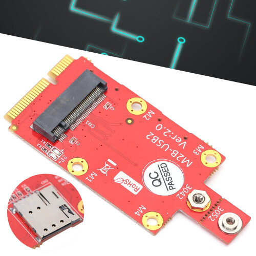 M.2 auf Mini PCIe Adapter WWAN Modul 1