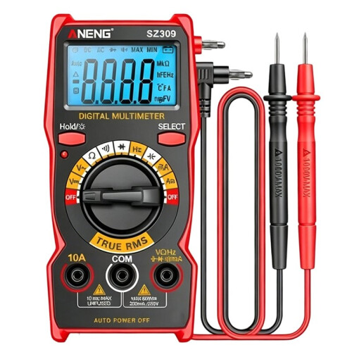 ANENG SZ309 Digital Multimeter 1999 Counts AC/ Voltage Current Capacitor Tester Resistance Diode Hz Buzzer Test Tools 1