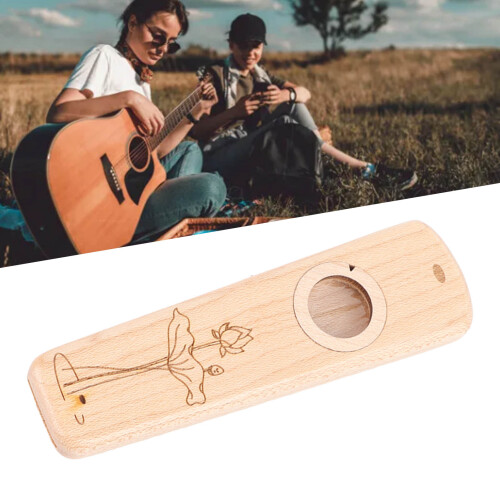 Tragbares Holz Kazoo Musik Geschenk