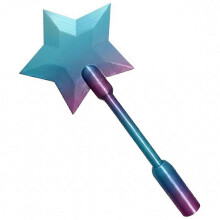 (Blue purple) Drukowany w 3D uchwyt na karty zbliżeniowe Magic Wand do płatności zbliżeniowych
