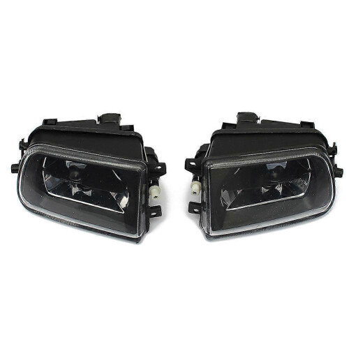 2er-Set Frontstoßstangen-Nebelscheinwerfer für BMW E39 528i, Schwarz