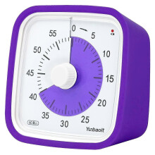 Cichy timer wizualny 60 minut z lampką nocną narzędzie do zarządzania czasem dla dzieci i dorosłych