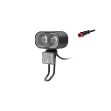 Faro delantero para bicicleta con batería de litio de 12-48 V, resistente al agua y con enchufe, para una conducción nocturna