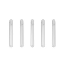 500 Pièces Séries 12X100mm Laboratoire TransparentFlacons de Tubes à Essai en Plastique Transparent avec Fournitures de Laboratoire Scolaire à