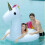 Rosa Cartoon-Schwimmring aus PVC 15