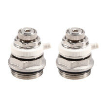 2pcs Brass 3/4 Inch Automatic Air Vent Valve for Radiators - Self Bleeding Radiator Valve Compatible with Heating System
