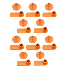 10pcs RFID UHFAnimal Ear Tag ISO18000 6C Electronic Ear Tag Rfid Uhf Tag 860-960mhz LF 134.2mhz Sheep Ear