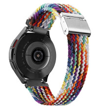 Magnetisk nylonrem til Samsung Watch3, flettet sportsrem med hurtigutløsende fjærstang, justerbar spenne i rustfritt stål, kompatibel med Gear S3.