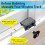Window Locks,Sliding Window Locks with Key,Easv to Install,Adjustable Security Window Lock for Patio Bedroom Home, 8PCS 5