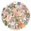 Boho-Vinyl-Aufkleber 100er Pack 4