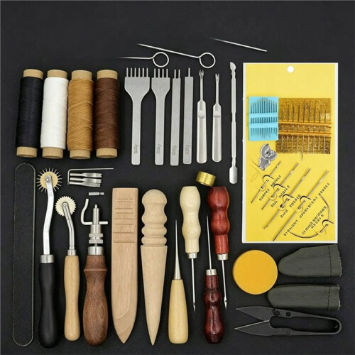Leather Sewing and Stitching Tool Set for Leather , DIY Repairs and Professional Projects 2