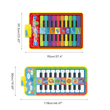 Musikspielmatte Kinder Klavier Lieder