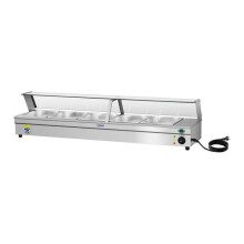 Bain marie 2 200 watts - 5 x GN - 1/2 - avec robinet de vidange 14_0000560