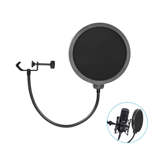 2-lagiger Mikrofon-Popfilter